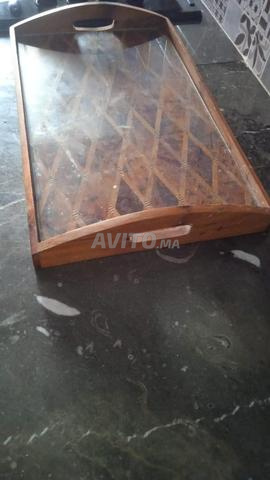 ✨ Plateau en bois luxueux avec verre ✨ - 2