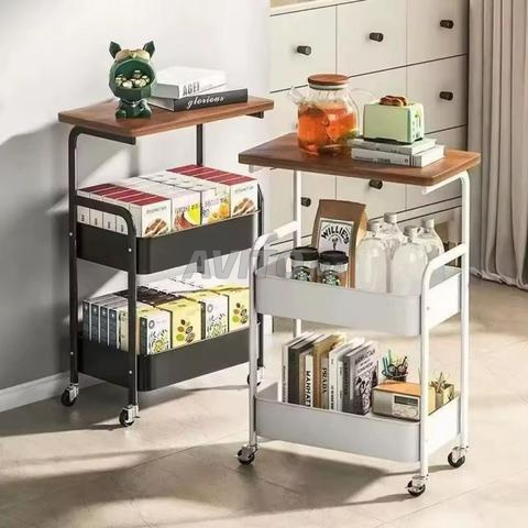 🛒 Chariot de rangement moderne 3 niveaux - 2