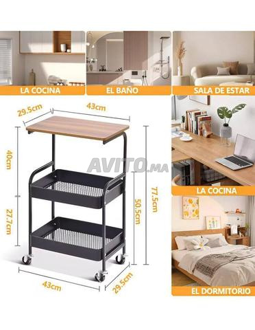 🚀 عربة تخزين مدمجة بعجلات - 2