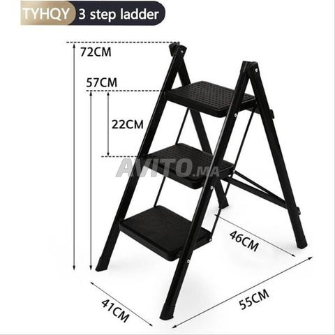 سلم مدمج ومستقر للمنزل والمطبخ - 2