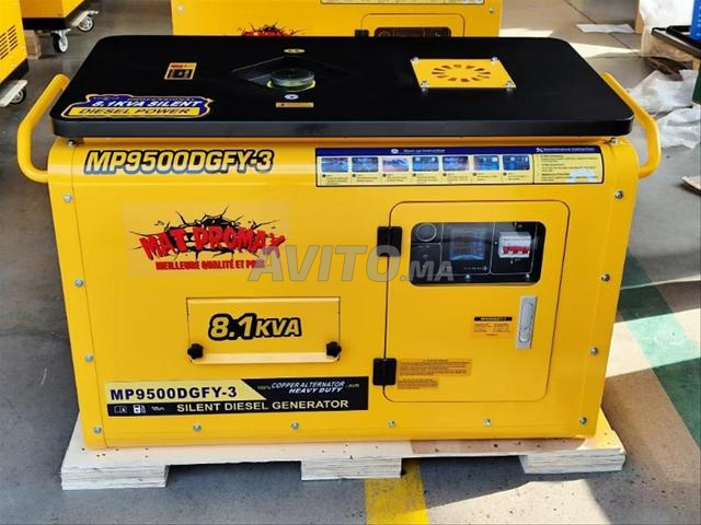 Groupe électrogène 8.1 Kva Silencieux - 2