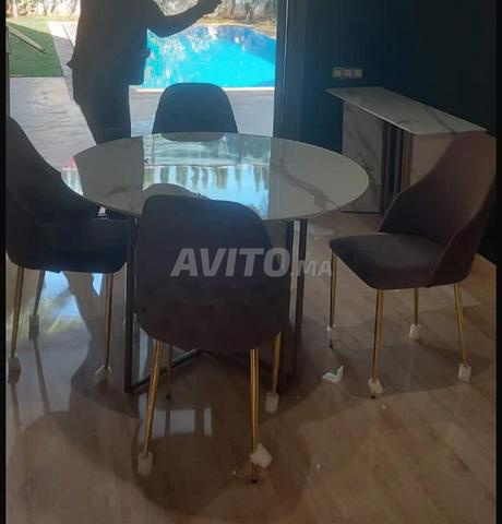 طاولة طعام 6 كراسي - 2