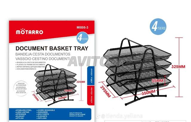 سلة بريد معدنية بـ 4 مستويات – MOTARRO - 2