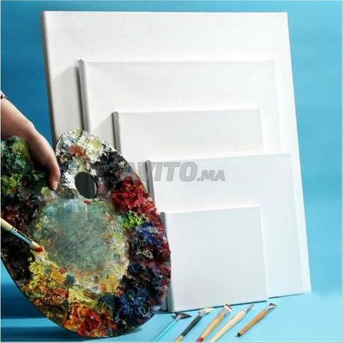 Pack 5 Toiles Canvas Premium 280 g Châssis Bois - 2