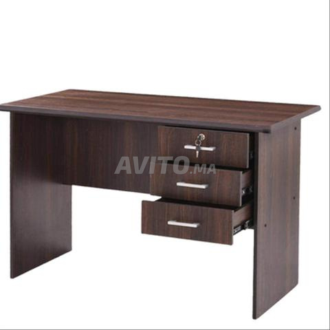 المكاتب الخشبية بدرج ثابت وخزانة - 2