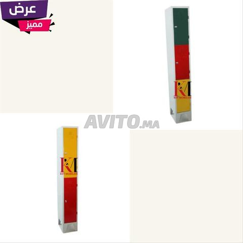 Mobilier métallique vestiaire armoire rayonnage - 2