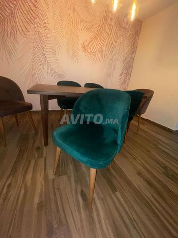 طاولة طعام مع 6 كراسي - 2