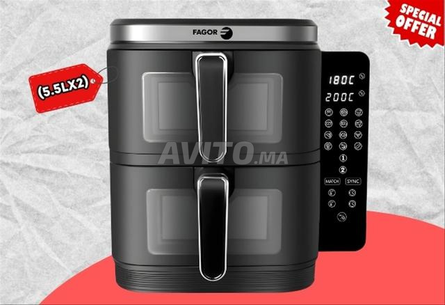 Air Fryer Double Bac Cooking Fry – 11L (5.5L x2)