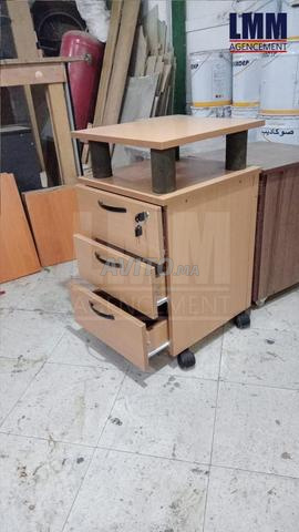 وحدة تخزين مكتبية متنقلة بسطح - 3 أدراج - 2