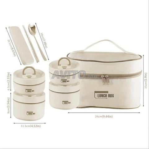 Boîte à lunch - Lunch box avec 4 compartiments - 2