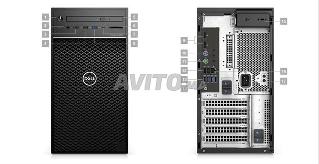 محطة عمل Dell Precision 3640 Tower - 2