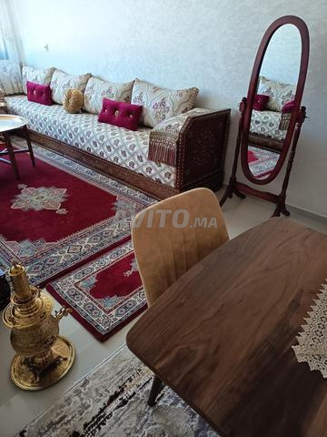 مرآة خشبية واقفة أنيقة في مكناس - 2