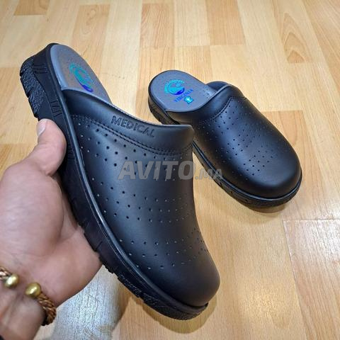 Sandales médicales 💯 cuir pour hommes - 2