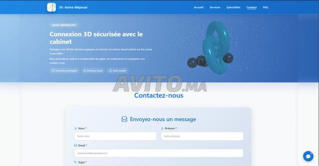 إنشاء موقع ويب لعيادة طبية / عمل تجاري - 2