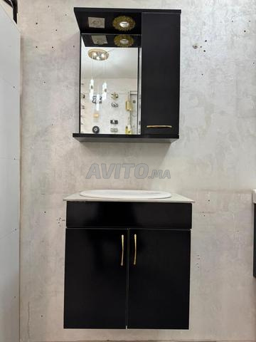 Meuble vasque avec miroir 52x36 60x50