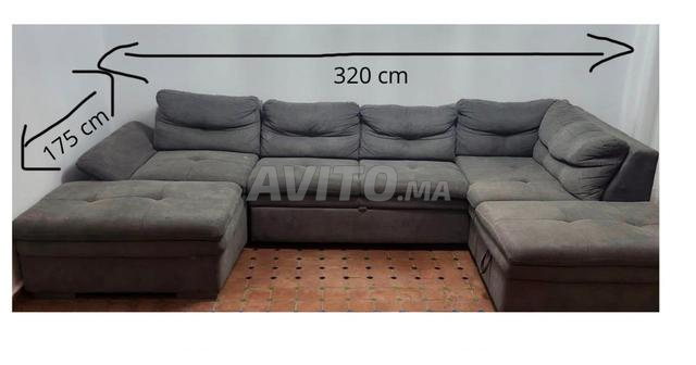 أريكة زاوية قابلة للتحويل - 2