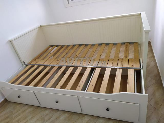 Canapé convertible Hermes avec deux matelas IKEA - 2