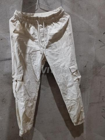 بنطلون كارغو أصفر 🟡 ستايل ستريت وير - مريح