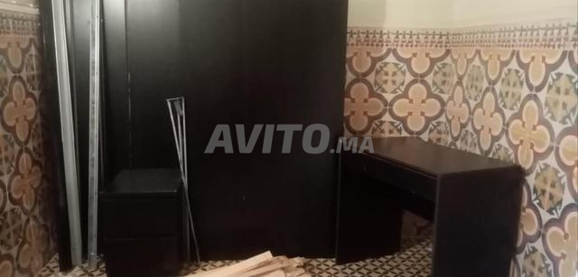 Chambre complète lit matelas table moderne - 2