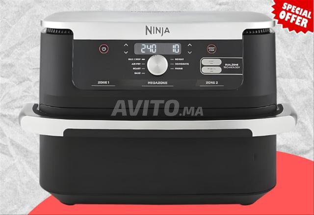 مقلاة هوائية نينجا فليكس دروار AF500EU بسعة 10.4 لتر