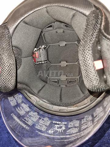 Casque de moto de haute qualité avec protection faciale en excellent état - 2