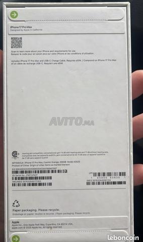 iPhone 17 Pro Max neuf jamais ouvert - 2