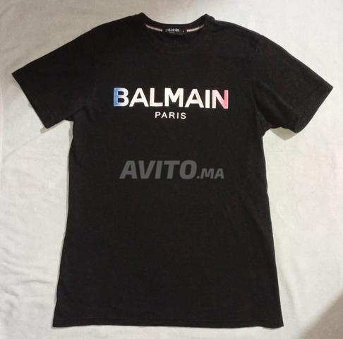 T-shirt Balmain Paris noir (Original) Taille L