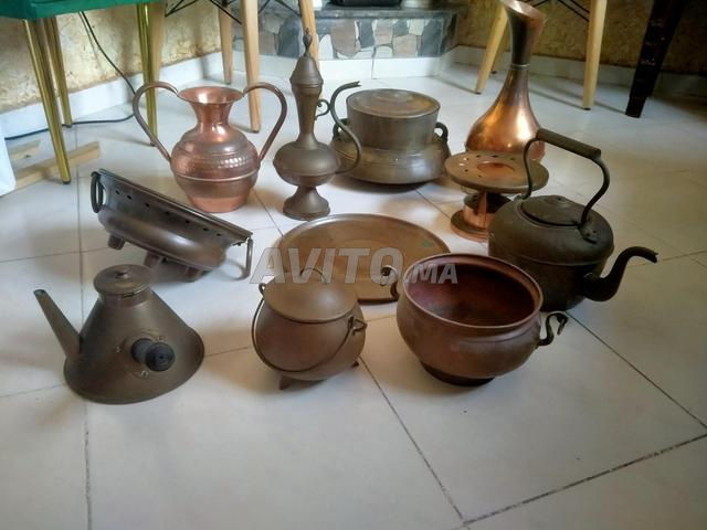 Cuivre rouge jaune déco - 2