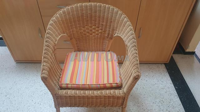 2 fauteuils IKEA en rotin et bambou en TBEG - 2