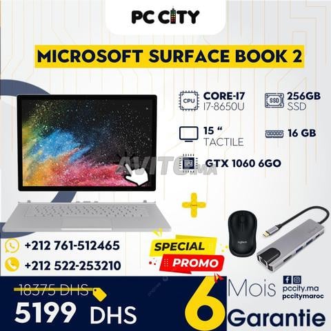 Microsoft Surface Book 2, 15 pouces tactile