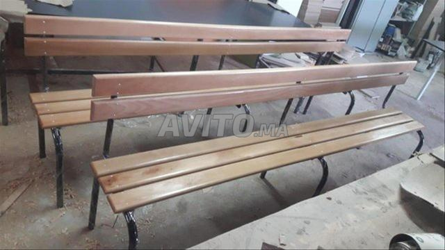 Banc Semi Métallique sans dossier 1m80 - 2