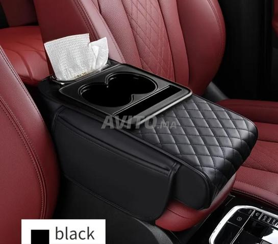 Coussin d'accoudoir de voiture noir - 2