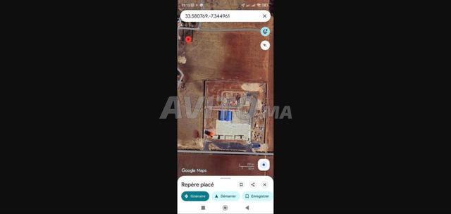 Terrain industriel 2000m² à louer Mohammedia