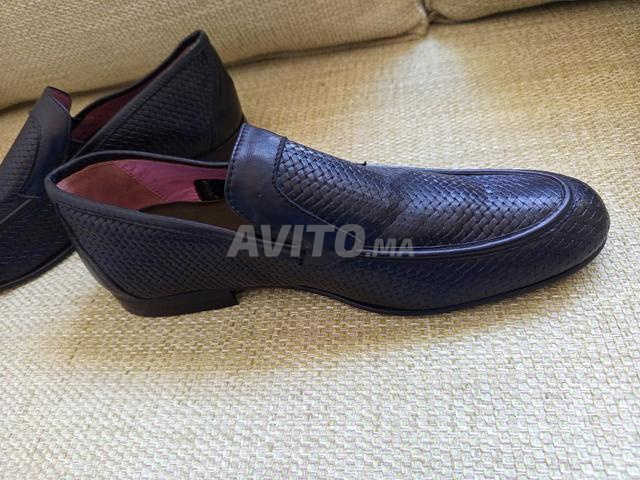 حذاء جلدي مضفر (41) - 2