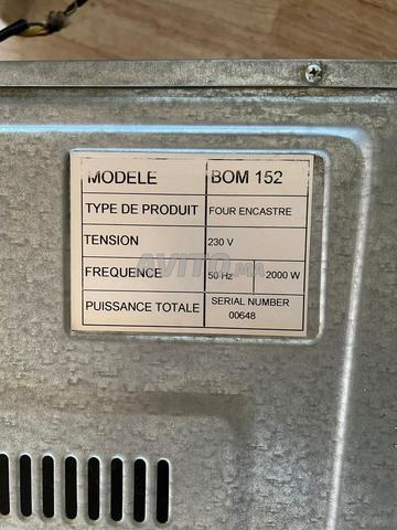 Four encastrable électrique noir - 2