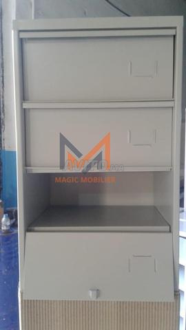 خزانة معدنية طويلة بأبواب متأرجحة - 2