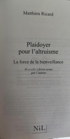 Plaidoyer pour l'altruisme - 2