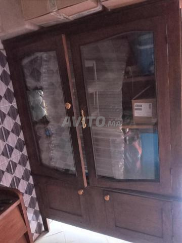 Ancienne vitrine en bois - 2