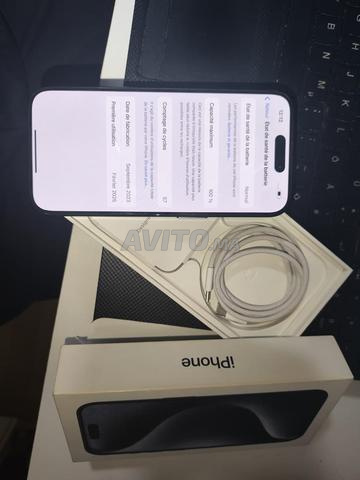 Iphone 15 Pro Titanium Blue batterie 100% neuf - 2