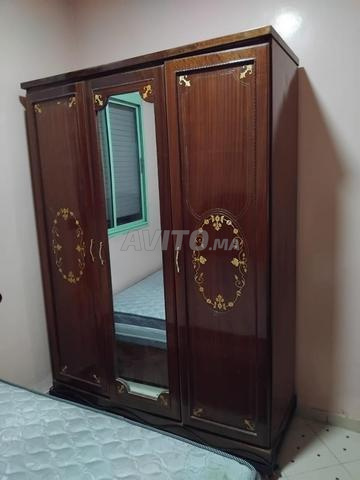 غرفة نوم كاملة من خشب الماهوجني - 2