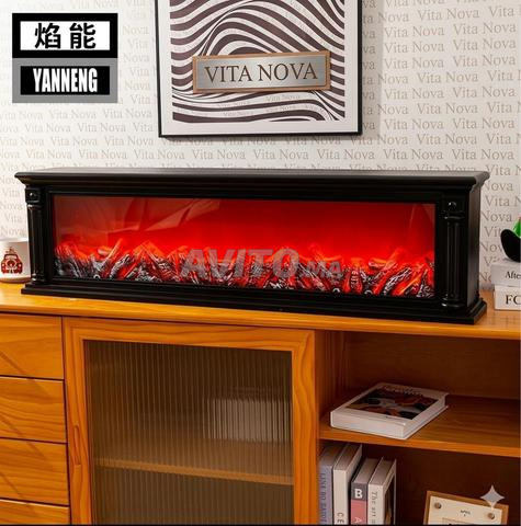 مدفأة كهربائية مكتبية زينة منزلية مصباح LED بتأثير