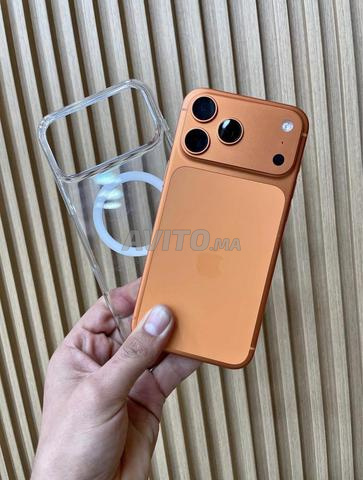 iPhone 17 Pro Max Orange, état batterie 100%