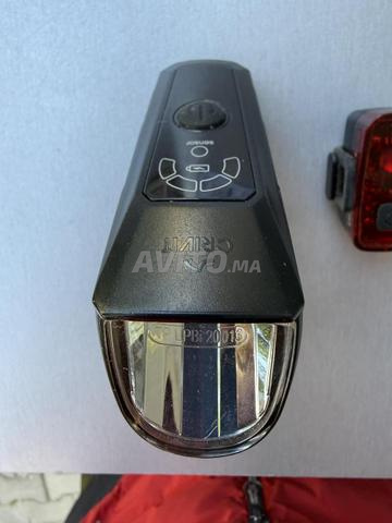 Éclairage vélo LED CRIVIT avant arrière neuf