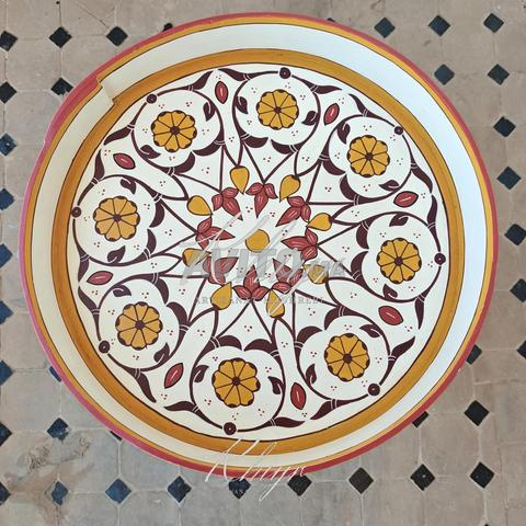 طاولة جانبية صغيرة بزخرفة - 2