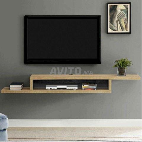 أرفف تلفزيون خشبية - 2