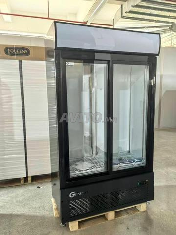 عرض خاص ثلاجة عرض بابين أسود وأبيض - 2