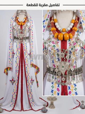 Takchita Amazigh Royale, broderie manuelle authentique - 2