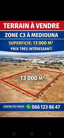 Terrain zone immeuble à vendre