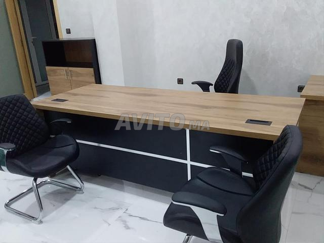 Bureau avec retour et caisson à bon prix - 2