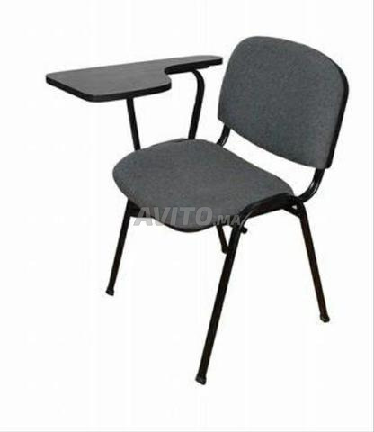 Chaise bureau chromé qualité d'importation - 2